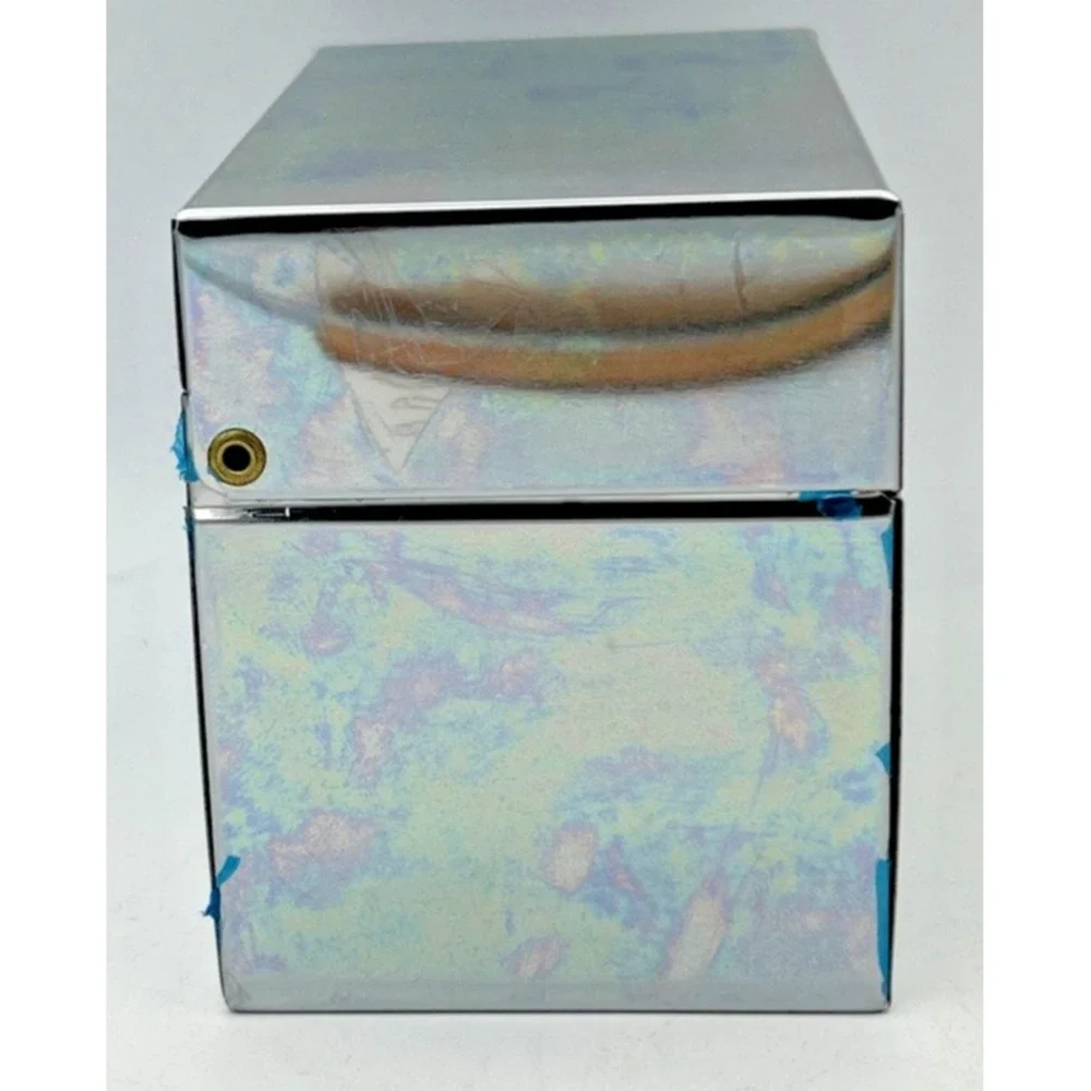 VTG Decorative All Metal Recipe Box Cheinco In Box NOS 5 1/8L X 2 7/8W X 3 5/8 H